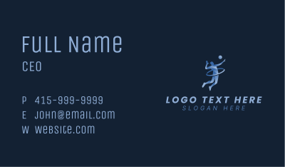 Volleyball Sports Athlete Business Card Image Preview