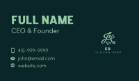 Green Plant Letter A Business Card Image Preview