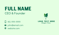 Green Eco Paint Roller  Business Card Image Preview