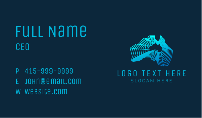 Australian Cyber Technology  Business Card Image Preview
