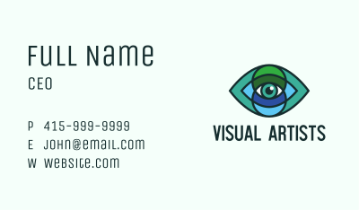 Artistic Eye Esthetician Business Card Image Preview
