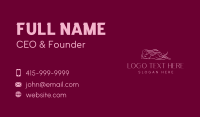 Luxury Woman Hair Business Card Image Preview