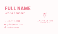 Pink Fairy Woman Business Card Image Preview