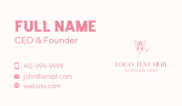 Pink Fairy Woman Business Card Preview