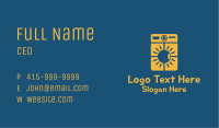 Solar Dryer Laundry Business Card Image Preview