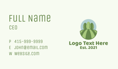 Natural Park Field Business Card