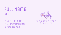 Purple Dancer Dress Business Card Image Preview