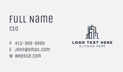 Residential House Builder Business Card Image Preview