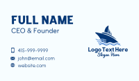 Ocean Ferry Cruise Business Card Image Preview