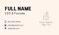 Stylist Woman Earrings Business Card Image Preview