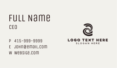 Creative Brand Letter A Business Card Image Preview