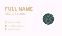 Catholic Religion Chapel Business Card Design