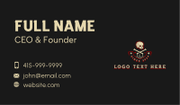 Skull Death Casino Business Card Image Preview