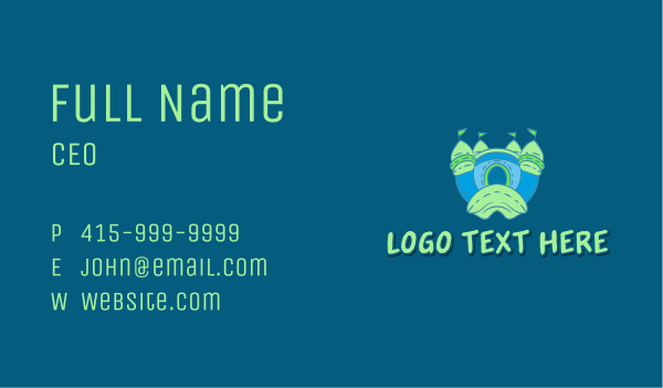 Castle Bounce House Business Card Design Image Preview