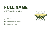 Baseball Bat Tournament Business Card Image Preview