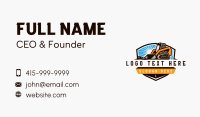 Skid Steer Loader Business Card Design