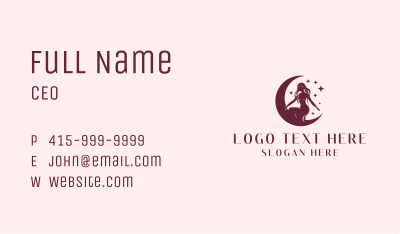 Stylish Woman Salon Business Card Image Preview