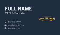 Paint Clothing Wordmark Business Card Image Preview
