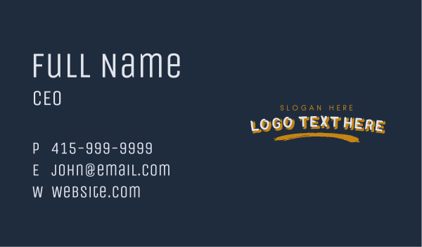 Paint Clothing Wordmark Business Card Design Image Preview