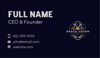 Hammer Paint House Construction Business Card Image Preview