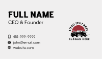 Fast Vintage Car Business Card Image Preview
