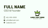 Tea Cup Crown Business Card Preview