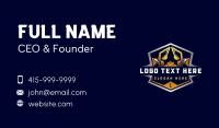 Heavy Duty Excavator Machinery Business Card Preview