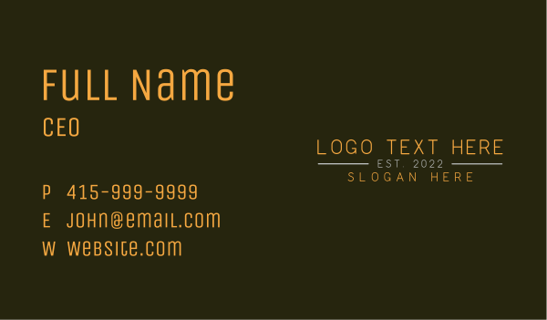 Generic Corporate Firm Business Card Design Image Preview