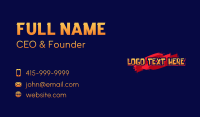 Creative Mural Art Wordmark Business Card Image Preview