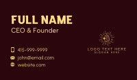 Mystic Sun Moon Eyes Business Card Design