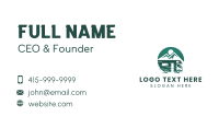 Mountain Camper Van Vehicle Business Card Design