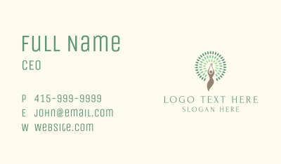 Human Nature Tree Business Card Image Preview