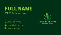 Green Apple Fitness Business Card Image Preview