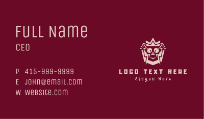 Crown Skull Apparel Business Card Image Preview