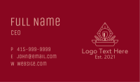 Winery Glass Emblem Business Card Image Preview