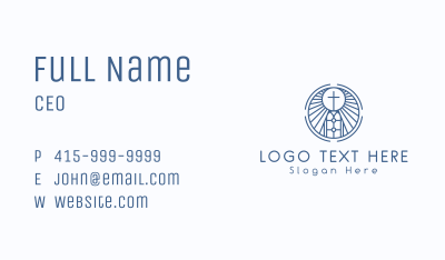 Holy Crucifix Shrine Business Card Image Preview