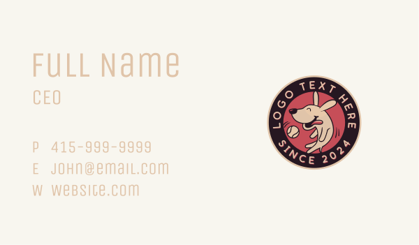 Pet Dog Trainer  Business Card Design Image Preview