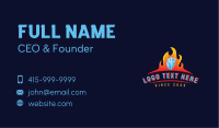  Fire Ice Heating Cooling Business Card Image Preview