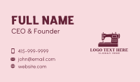 Fashion Tailoring Sewing Business Card Preview