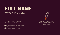 Wine Bottle Rocketship Business Card Image Preview