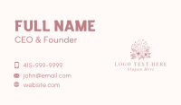 Floral Sparkle Gemstone Business Card Image Preview