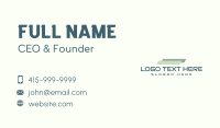 Generic Shape Wordmark Business Card Design