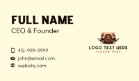 Cowboy Hat Wyoming Business Card Design