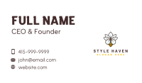 Floral Nature Beehive Business Card Image Preview