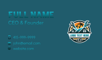 Plumbing Repair Wrench Business Card Preview