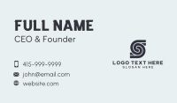 Highway Logistics Cargo Mover  Business Card Design