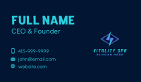 Lightning Thunder Strike Business Card Image Preview