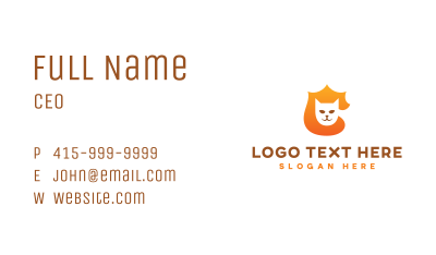 Cat Badge Business Card Image Preview
