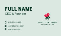 Lip Rose Flower Business Card Image Preview