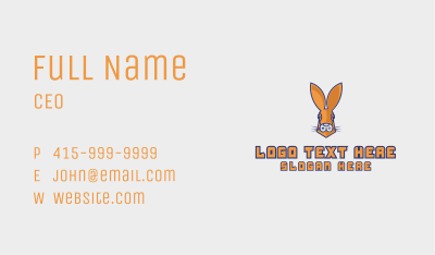 Gaming Rabbit Esports Business Card Image Preview